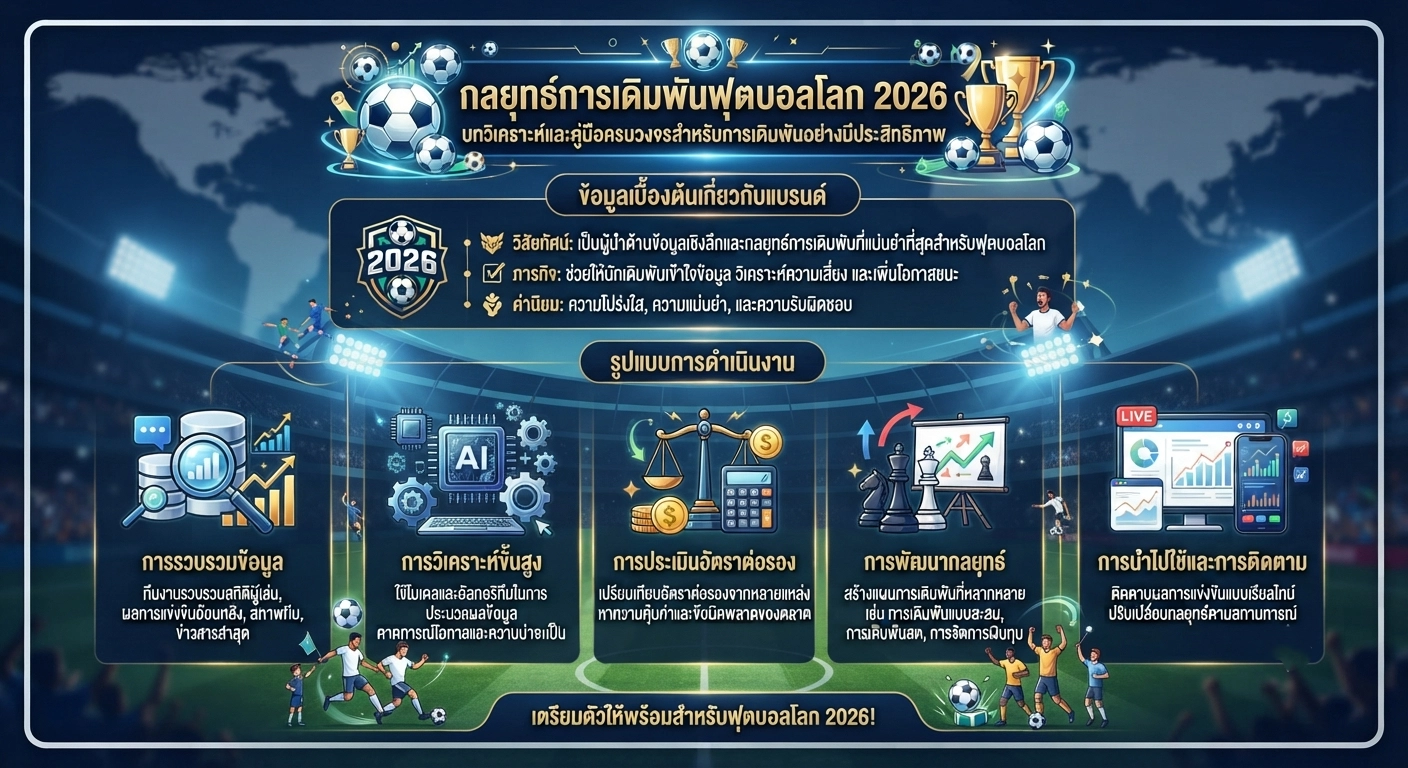 กลยุทธ์การเดิมพันฟุตบอลโลก 2026